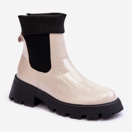 Dam Lack Jodhpur Boots Beige Pavo 1