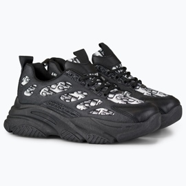 Emis svarta sneakers för kvinnor 2