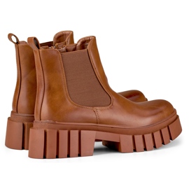 Veris bruna arbetsstövlar för kvinnor 1