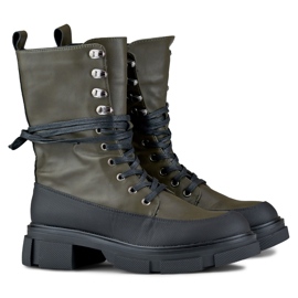 Garlin högknutna stövlar för kvinnor svart 1