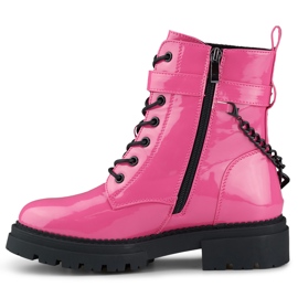 Rosa lackarbetare för kvinnor med avtagbar kedja 1