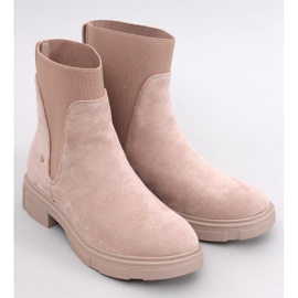 Mead Khaki Chelsea stövlar för kvinnor beige 1