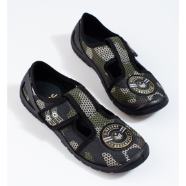 Boys Shelovet sneakers med kardborreband grå 1