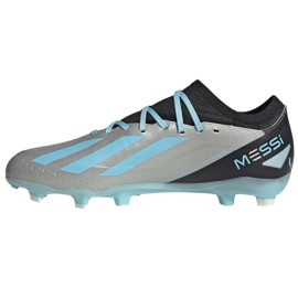 Adidas X Crazyfast Messi.3 Fg M IE4078 fotbollsskor silver nyanser av grått 1