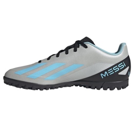 Adidas X Crazyfast Messi.4 Tf M IE4069 fotbollsskor grå nyanser av grått 1