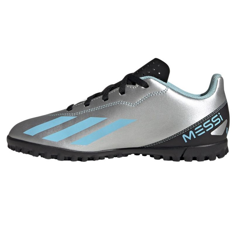 Adidas X Crazyfast Messi.4 Tf Jr IE4068 fotbollsskor grå nyanser av grått 1