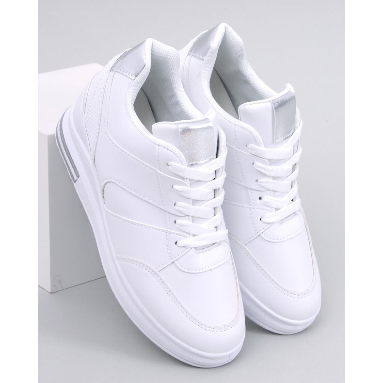Rinno White wedge sneakers vit 1