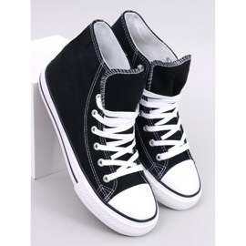 Jude Black canvas sneakers svart 1