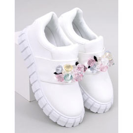 Plattformsbrogues Worth White vit 1