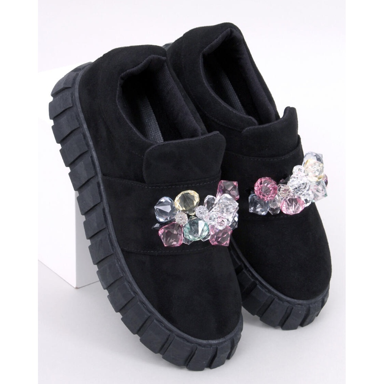 Plattformsbrogues Worth Black svart 1