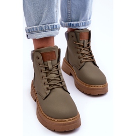 Kvinnors Trapper Boots Varmgröna Corbin 6