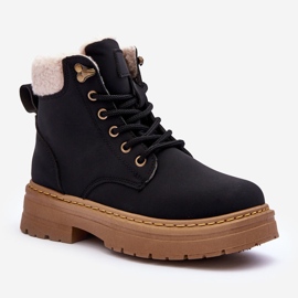 Damstövlar Med Fårskinn Svart Jette 1