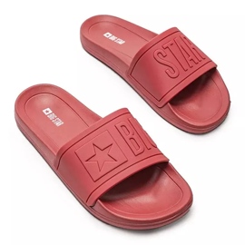 Big Star röda Lopez tofflor för män 1