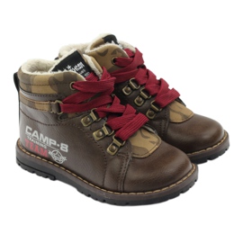 American Club Stövlar och stövlar med dragkedja 16221 brun 4