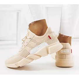 Beige sneakers Big Star JJ274272 2