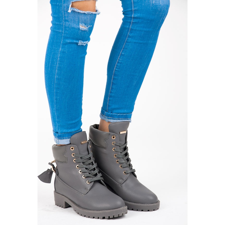 Vices New Collection Snygga Trappers grå 2