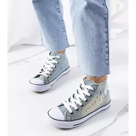 Oliveira jeanssneakers blå 1