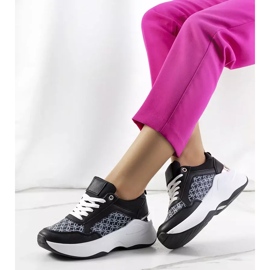 Svarta Milan sport sneakers 2