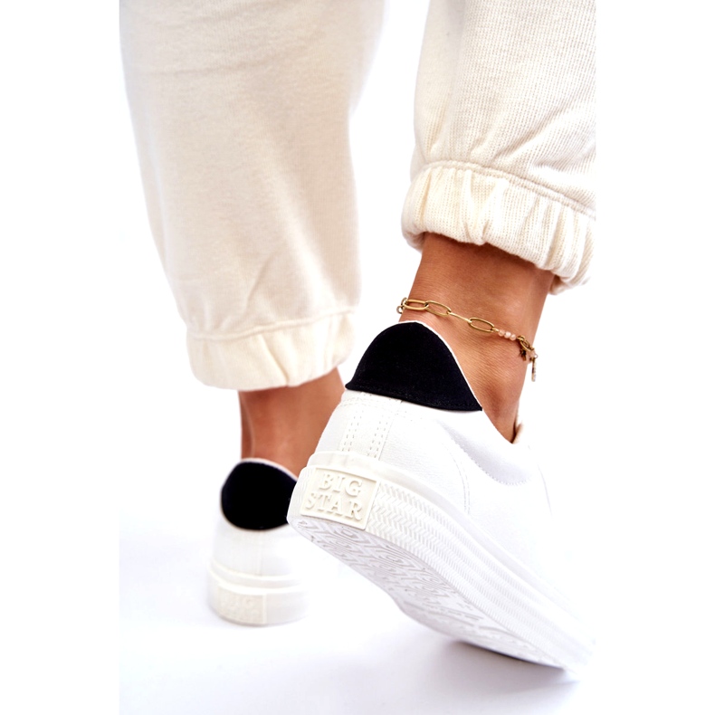 Klassiska låga sneakers Big Star LL274091 Vit 2