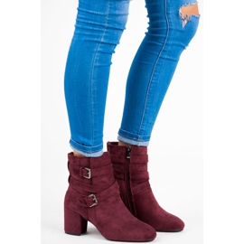 Seastar Rödbruna höga klackar 1