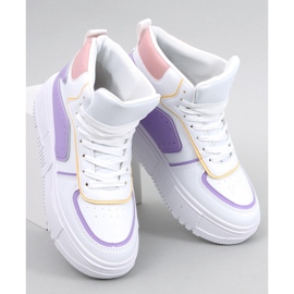 Storm WHITE / LILA high-top sneakers vit 1