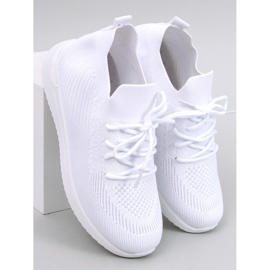 Bergman White sock sportskor vit 1