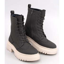 Aubert Gröna snörstövlar 1