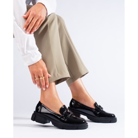 Shelovet-skor i svart patent för kvinnor 2