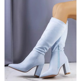 BM Blå, isolerade stövlar på Narcis-stolpen 2