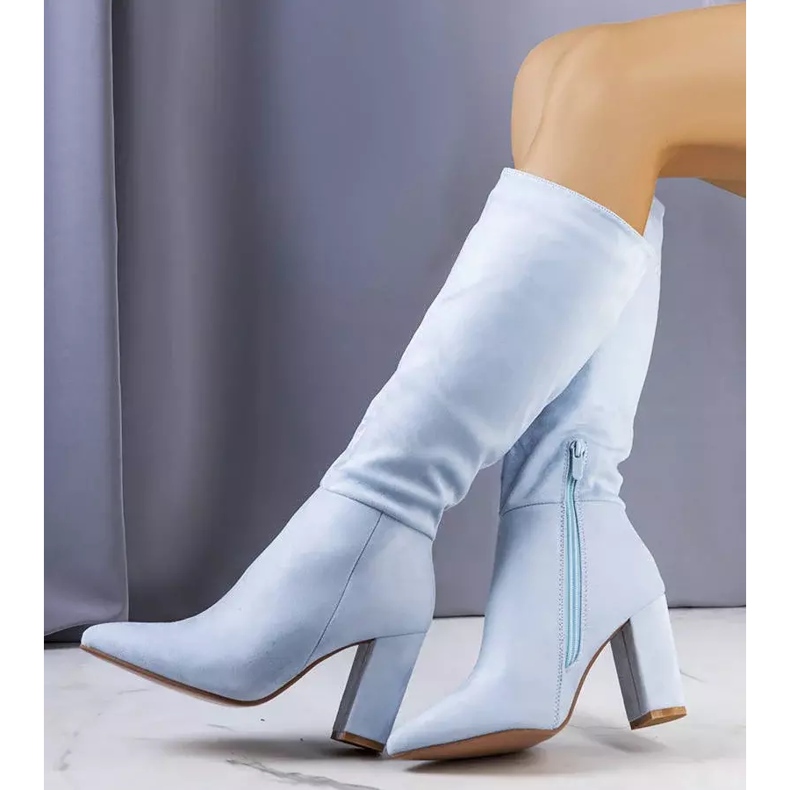 BM Blå, isolerade stövlar på Narcis-stolpen 2