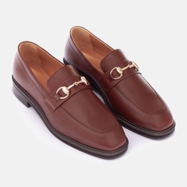 Marco Shoes Loafers för kvinnor brun 1