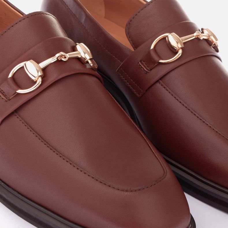 Marco Shoes Loafers för kvinnor brun 2