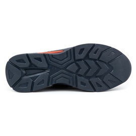 KOMODO Skinnskor för män Sport 922K marinblått ansikte 1