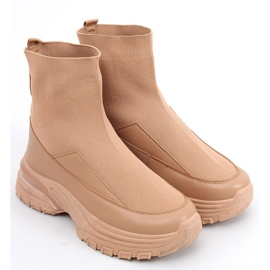 Goko Camel strumpor strumpor brun 1