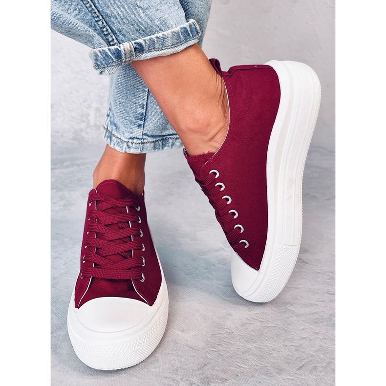 Ebbe W.RED damsneakers röd 1