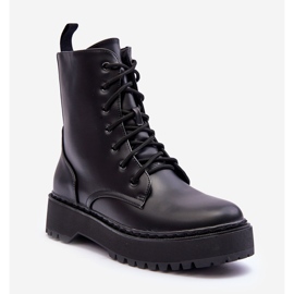 FB2 Arbetarstövlar i läder Svart Teflorna 1