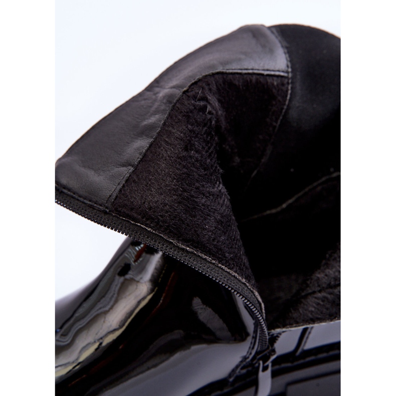 FB2 Lackade Jodhpurstövlar för dam Svarta Elspetia 2