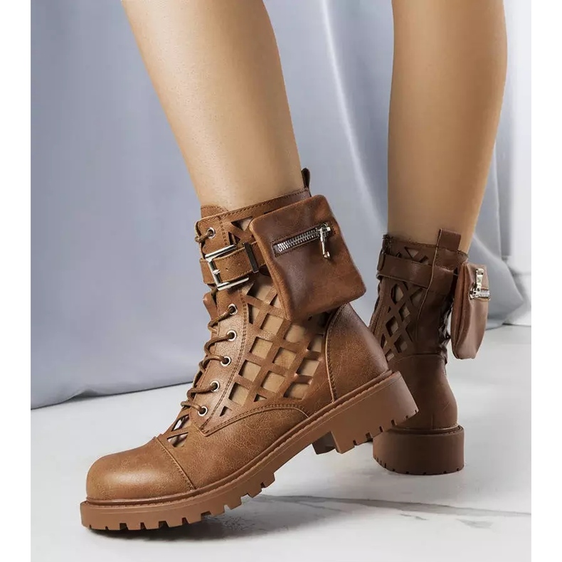 BM Cecelia bruna genombrutna stövlar 1