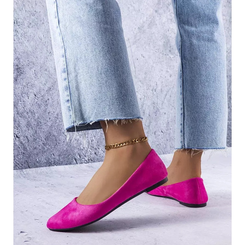 Rosa ballerinor i ekomocka från Donatien 1