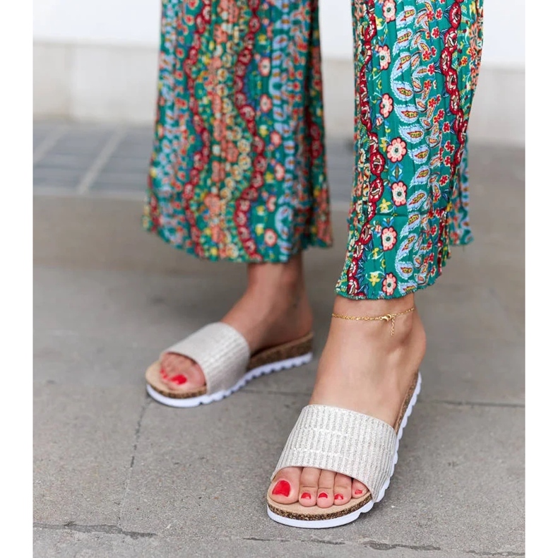 Guldglitterglas från Issiglio gyllene 1