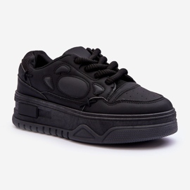 PG1 Platform Sneakers dam Svarta Finos 1