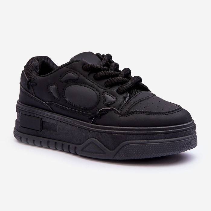 PG1 Platform Sneakers dam Svarta Finos 1