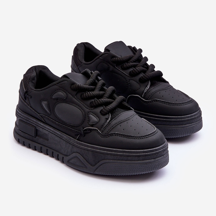 PG1 Platform Sneakers dam Svarta Finos 2