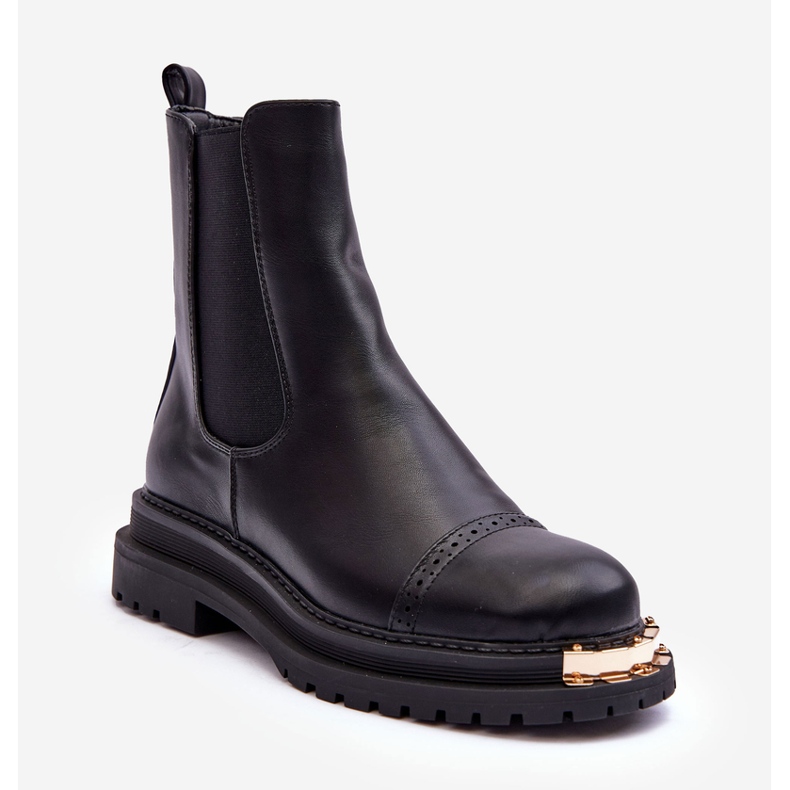 PG1 Chelsea-stövlar för damer Svarta Nialee 1