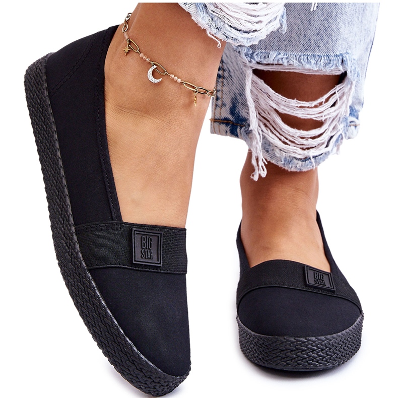 Slip-On Big Star Sneakers dam LL274200 Svart 3