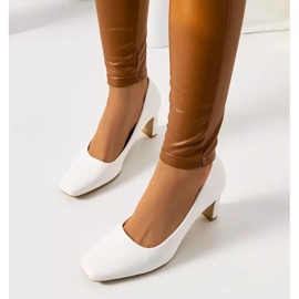 Vita Graves pumps för kvinnor ecru 2