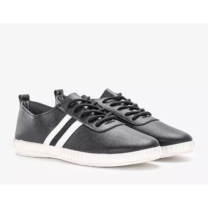 Svarta Aulin sneakers för män 1