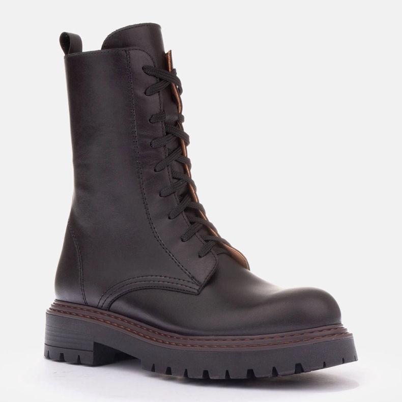 Marco Shoes Marco läderstövlar brun 1