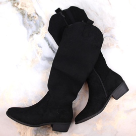 Dammocka isolerade stövlar svarta Jezzi RMR2353-4 1