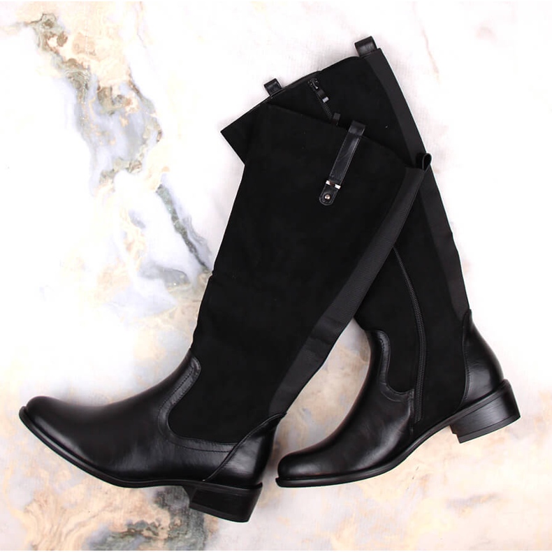 Damstövlar isolerade svarta Jezzi ASA198-22 1